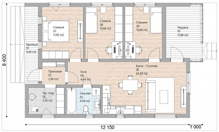 «Иксион» K-034 Frame House»