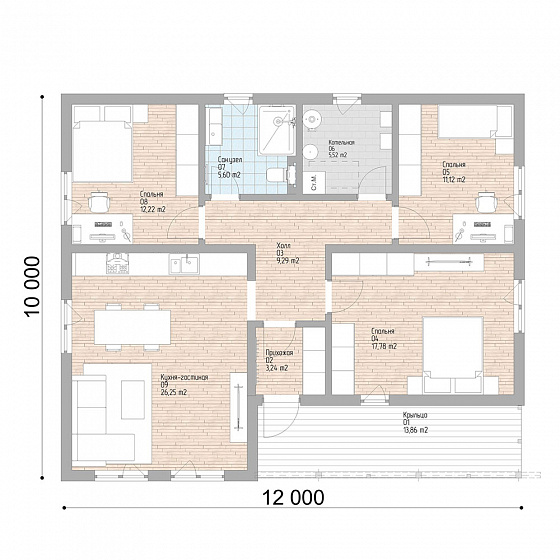 «Леон Frame House» H-02s