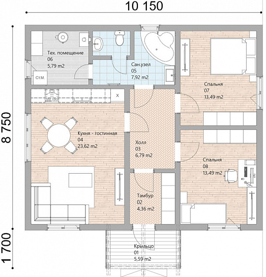 «Нептун Frame House» K-025